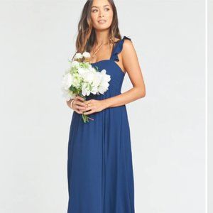 Show Me Your Mumu - June Maxi Dress - Rich Navy Crisp
